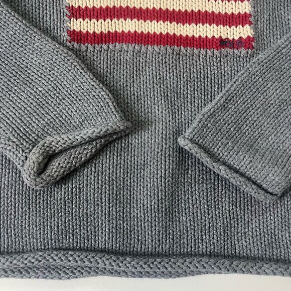Ralph Lauren Vintage American Flag Knit Sweater - Picture 3 of 11